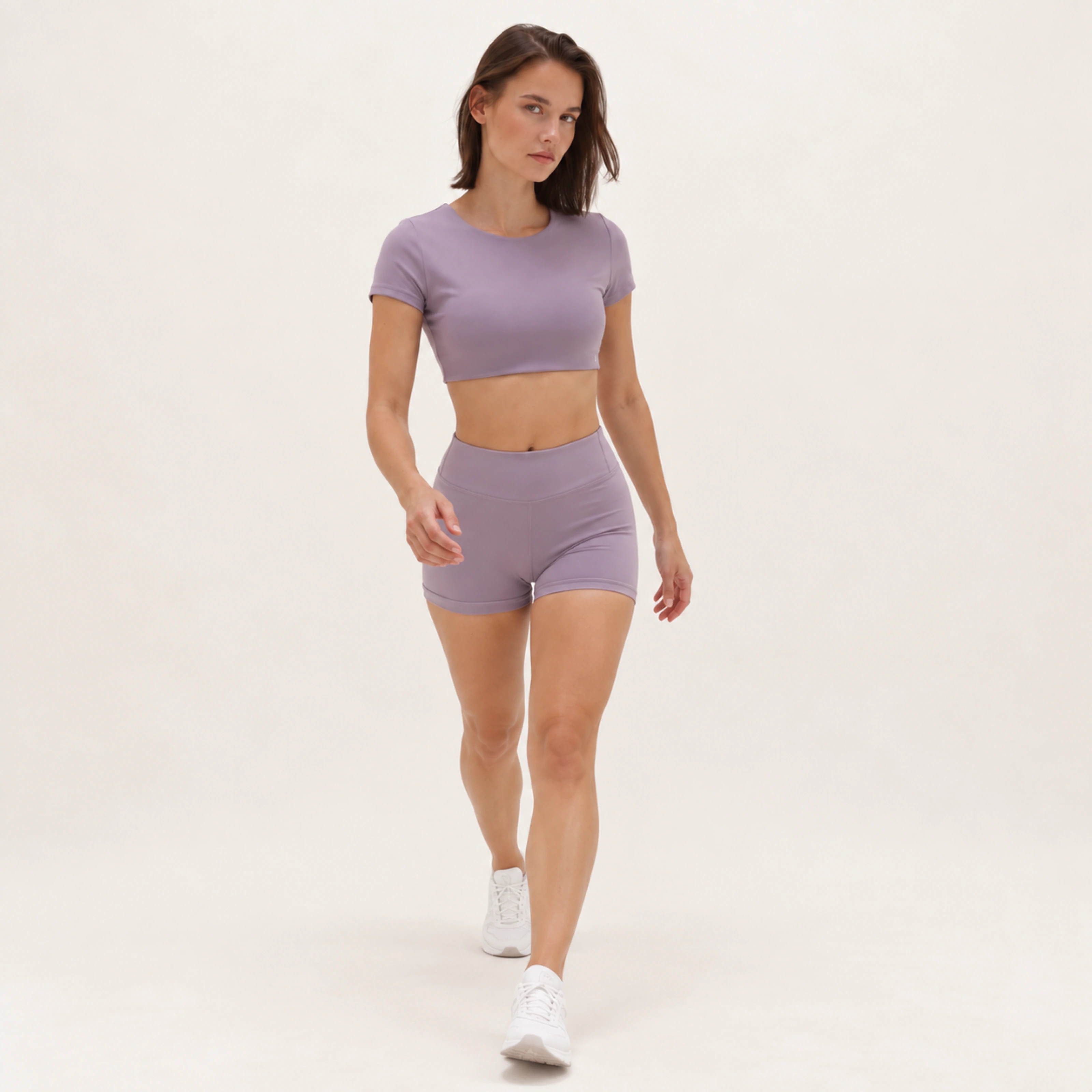 Aura Crop Top - Mauve