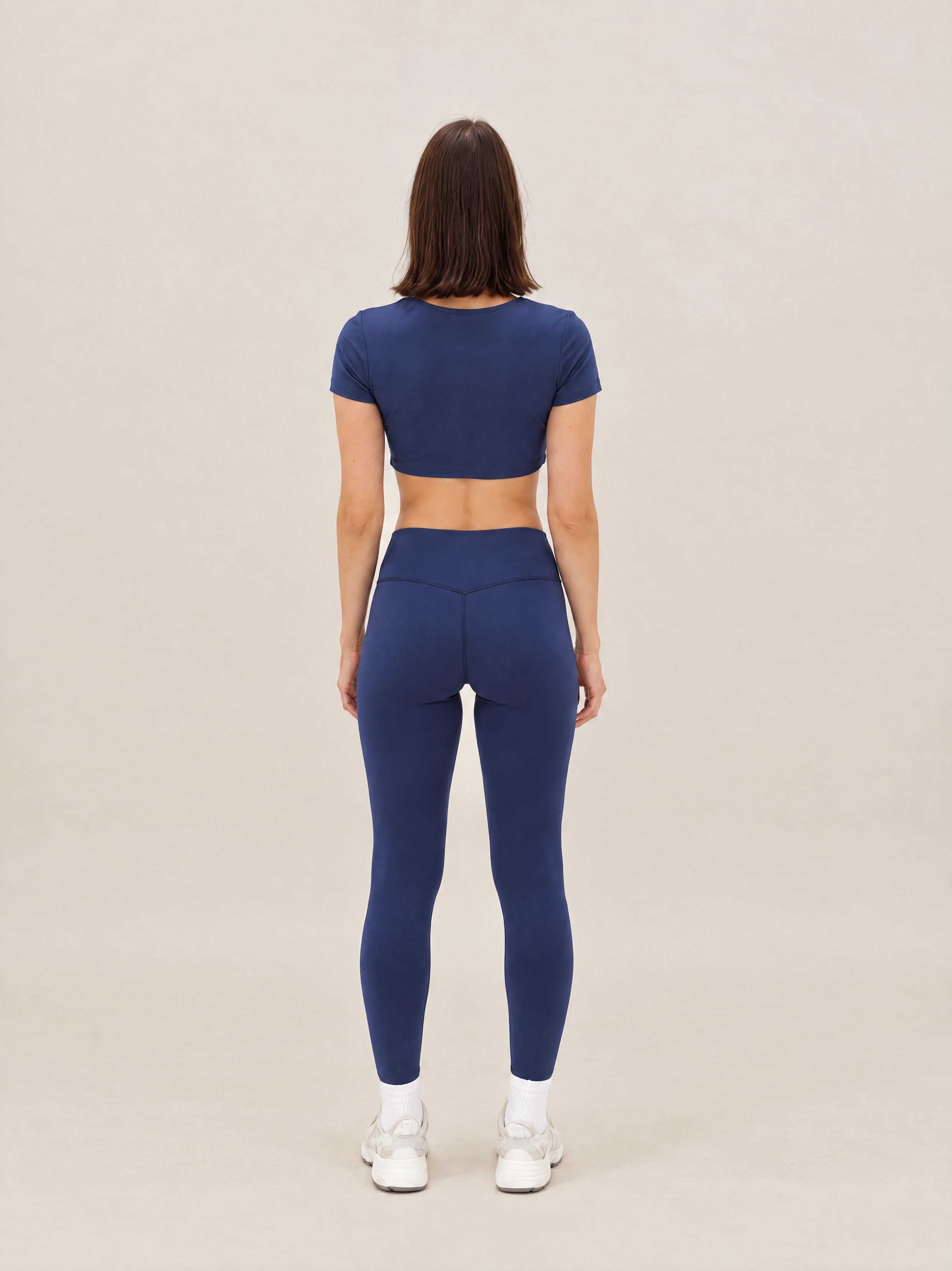 Aura Crop Top - Parisian Blue – Produktansicht 2