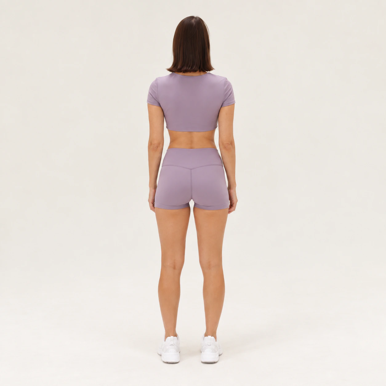 Aura Crop Top - Mauve – Produktansicht 2