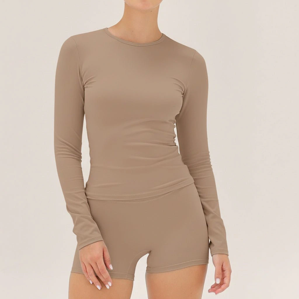 Aura Long Sleeve - Cappuccino – Produktansicht 2