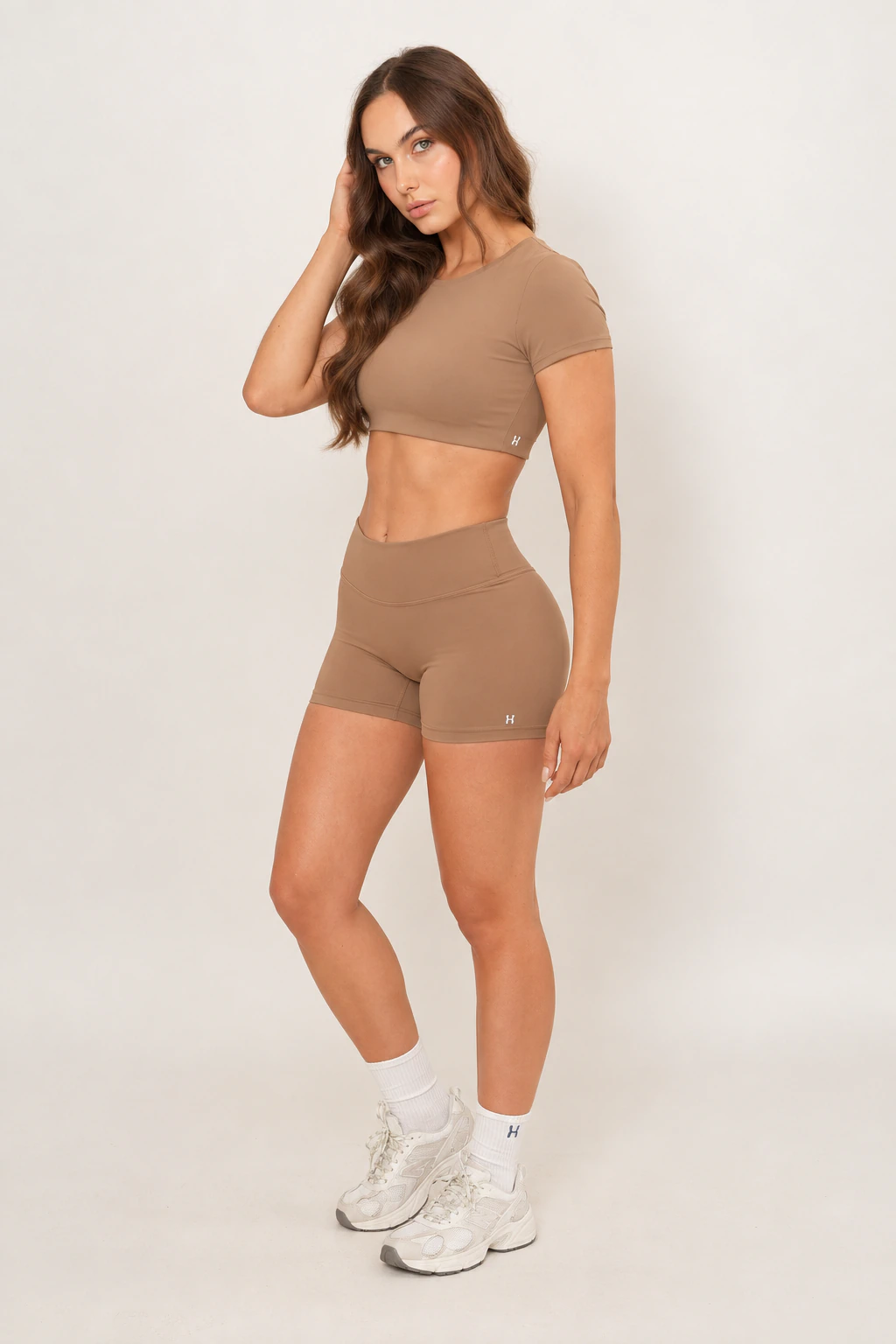 Aura Crop Top - Cappuccino – Produktansicht 2