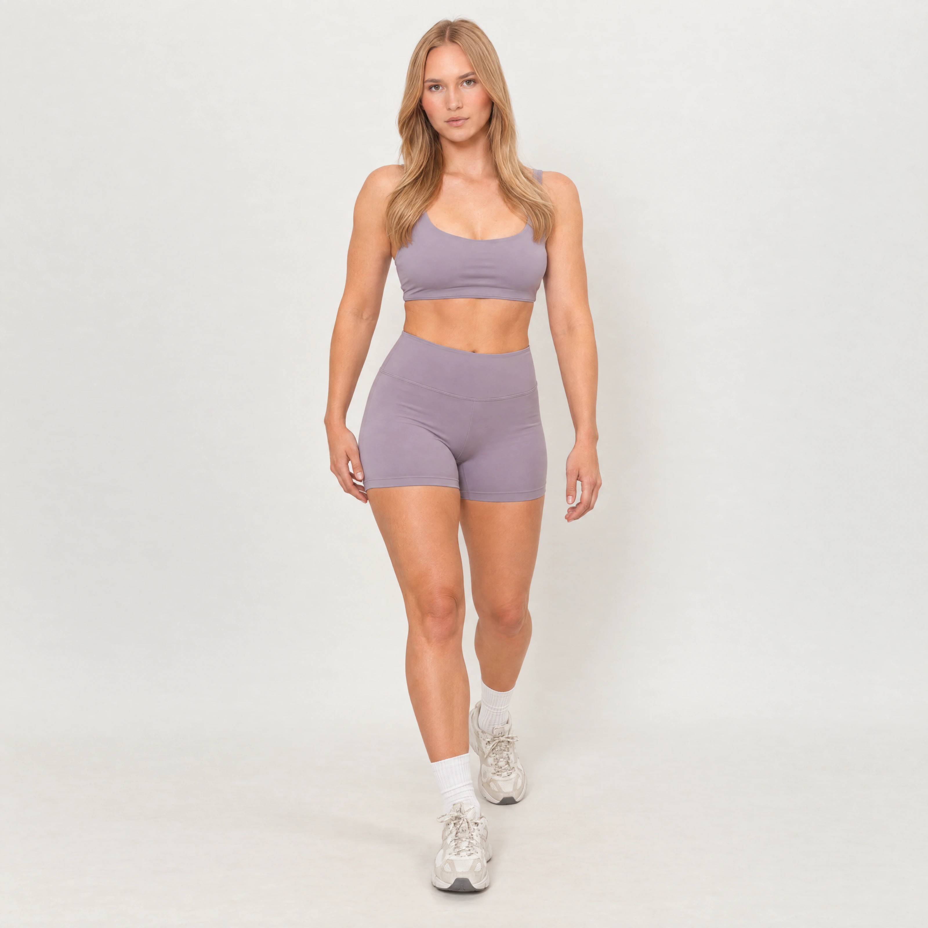 Aura Shorts - Mauve – Produktansicht 4