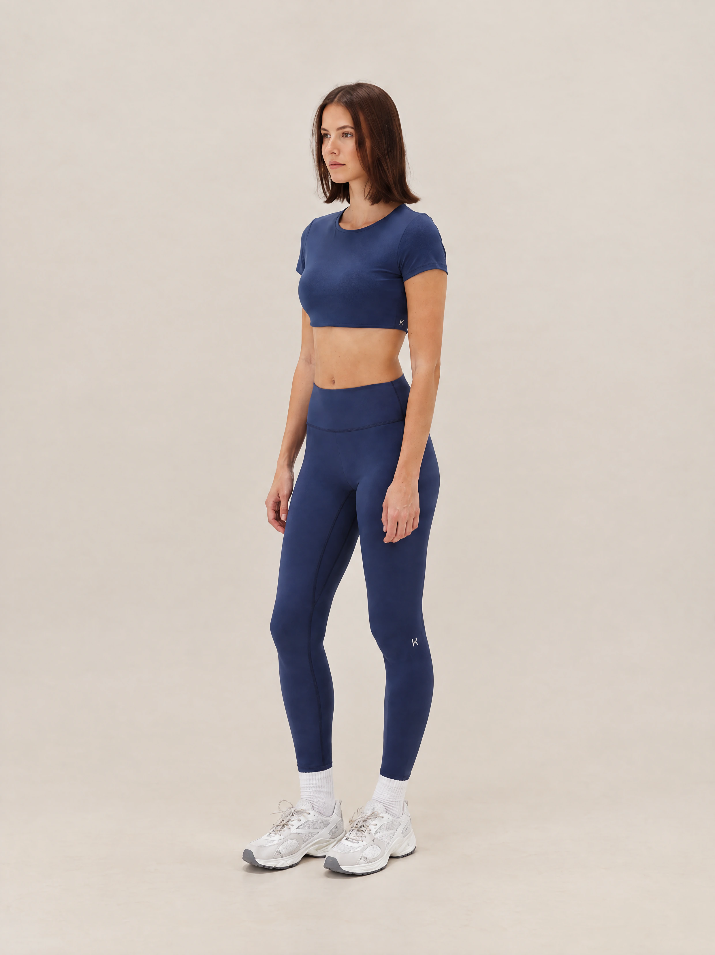 Aura Crop Top - Parisian Blue – Produktansicht 3