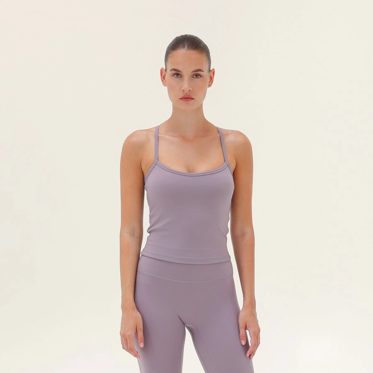 Aura Tank Top - Mauve – Produktansicht 2