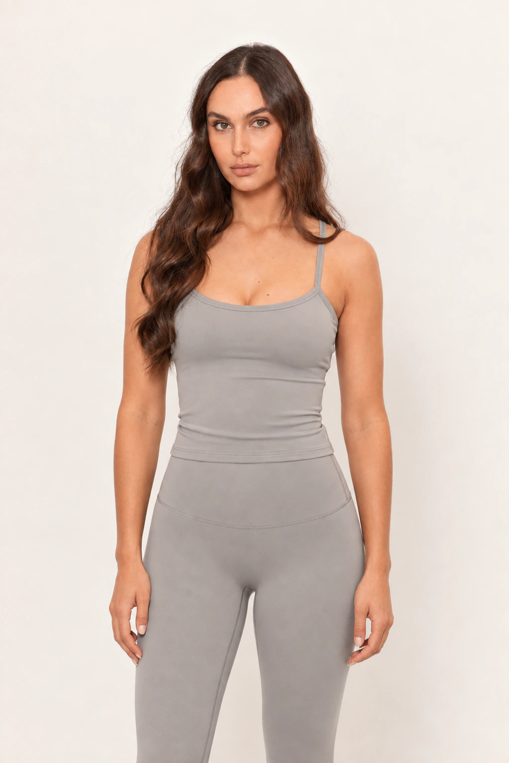 Aura Tank Top - Stone – Produktansicht 3