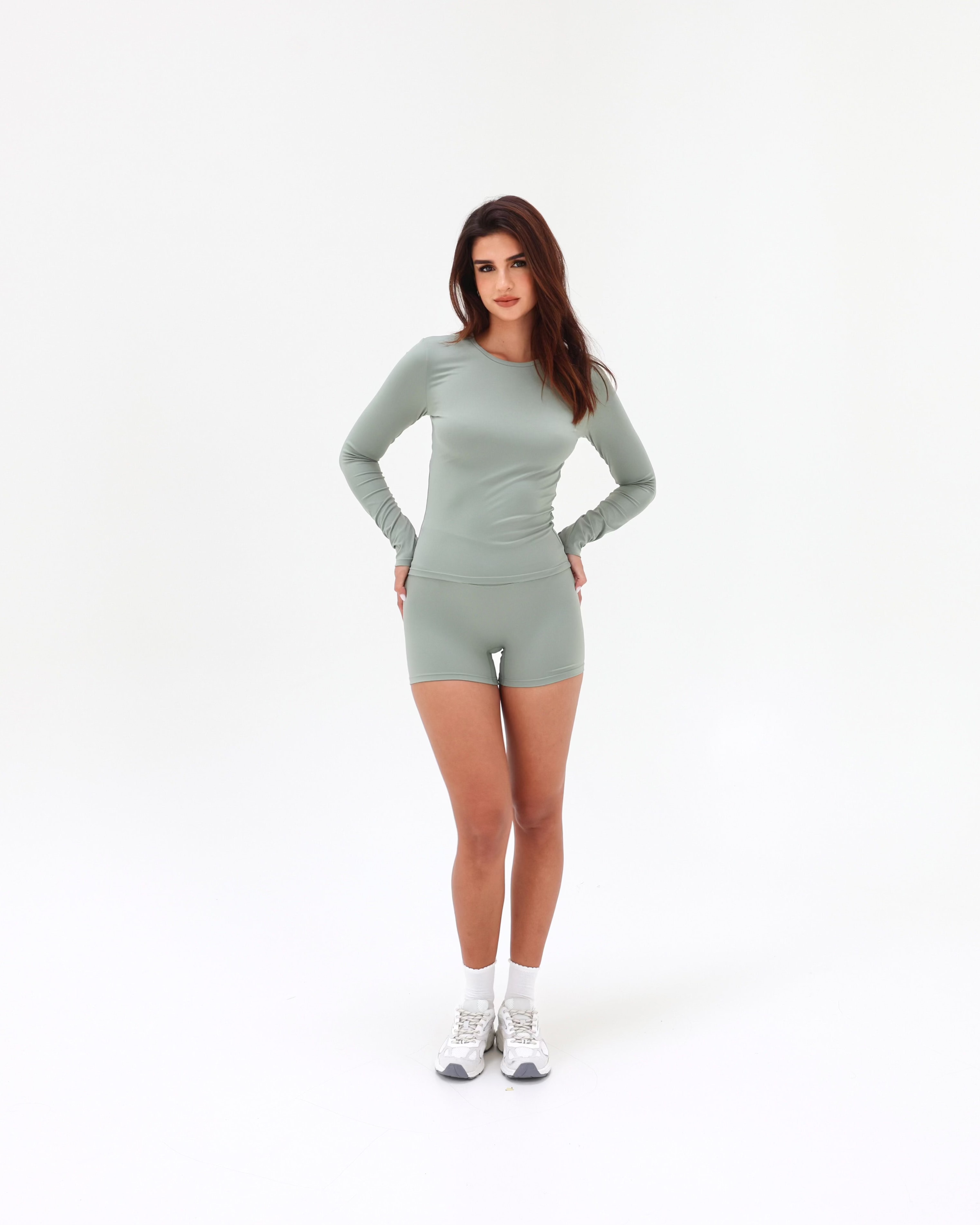 Aura Long Sleeve – Matcha – Produktansicht 2