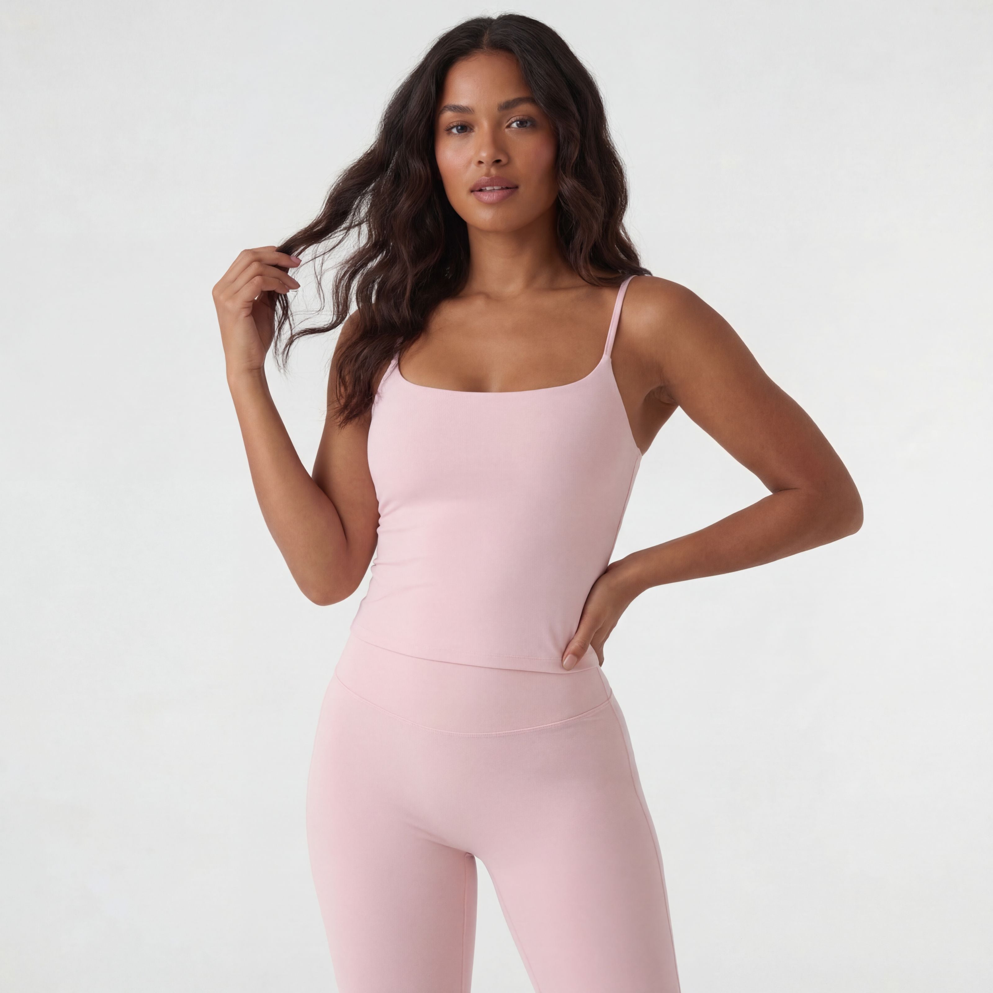 CLOUD° Tank Top mit integriertem BH – Blush